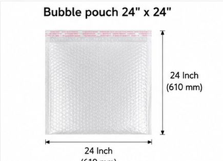 Bubble pouch 24" x 24"