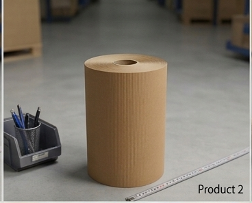 Corrugated Roll  2ply 120 GSM 4 Ft