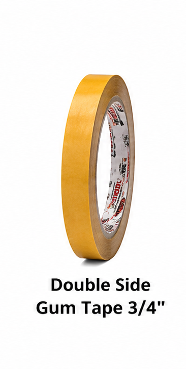 Double Side Gum Tape 3/4"