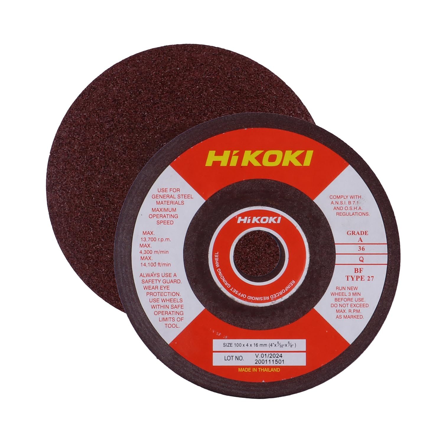 Grinding wheel 4" Hikoki Brand