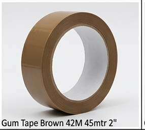 Gum Tape Brown 42M 45mtr 2"