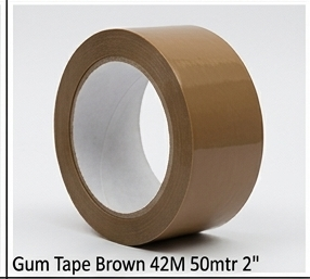 Gum Tape Brown 42M 50mtr 2"