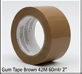 Gum Tape Brown 42M 60mtr 2"