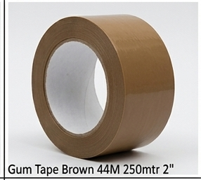 Gum Tape Brown 44M 250mtr 2"