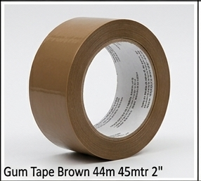 Gum Tape Brown 44m 45mtr 2"