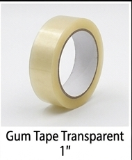 Gum Tape Transparent 1"
