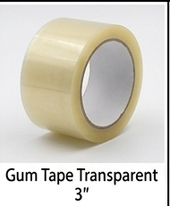 Gum Tape Transparent 3"
