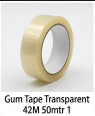 Gum Tape Transparent 42M 50mtr 1"