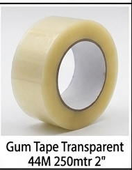 Gum Tape Transparent 44M 250mtr 2"