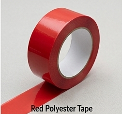 Red Polyester Tape