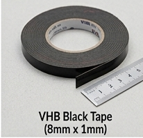 VHB Black Tape 8mm x 1mm