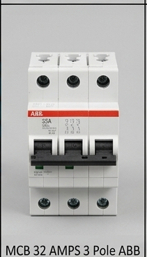 MCB 32 AMPS 3 Pole ABB