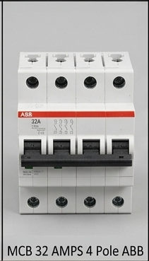 MCB 32 AMPS 4 Pole ABB