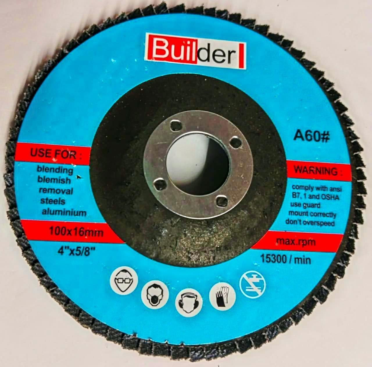 Flap Disc 4" 60G Wolcut Brand