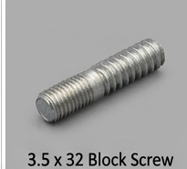 3.5 x 32 Block Screw